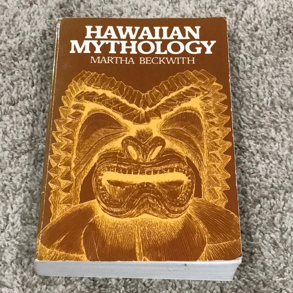Hawaiian Mythology by Martha Beckwith paperback 571 pages!